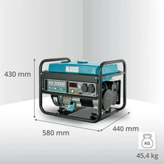 DualFuel Stromerzeuger AVR 3000 Watt Könner & Söhnen KS 3000G Könner & Söhnen