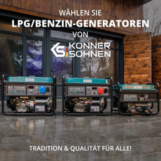 DualFuel Stromerzeuger AVR 3000 Watt Könner & Söhnen KS 3000G Könner & Söhnen