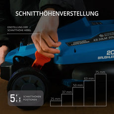 Akku-Rasenmäher KS 33LM-20V Könner & Söhnen