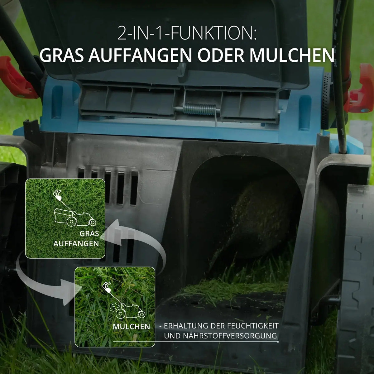 Elektrischer Rasenmäher KS 42LM Schnittbreite 42cm Könner & Söhnen