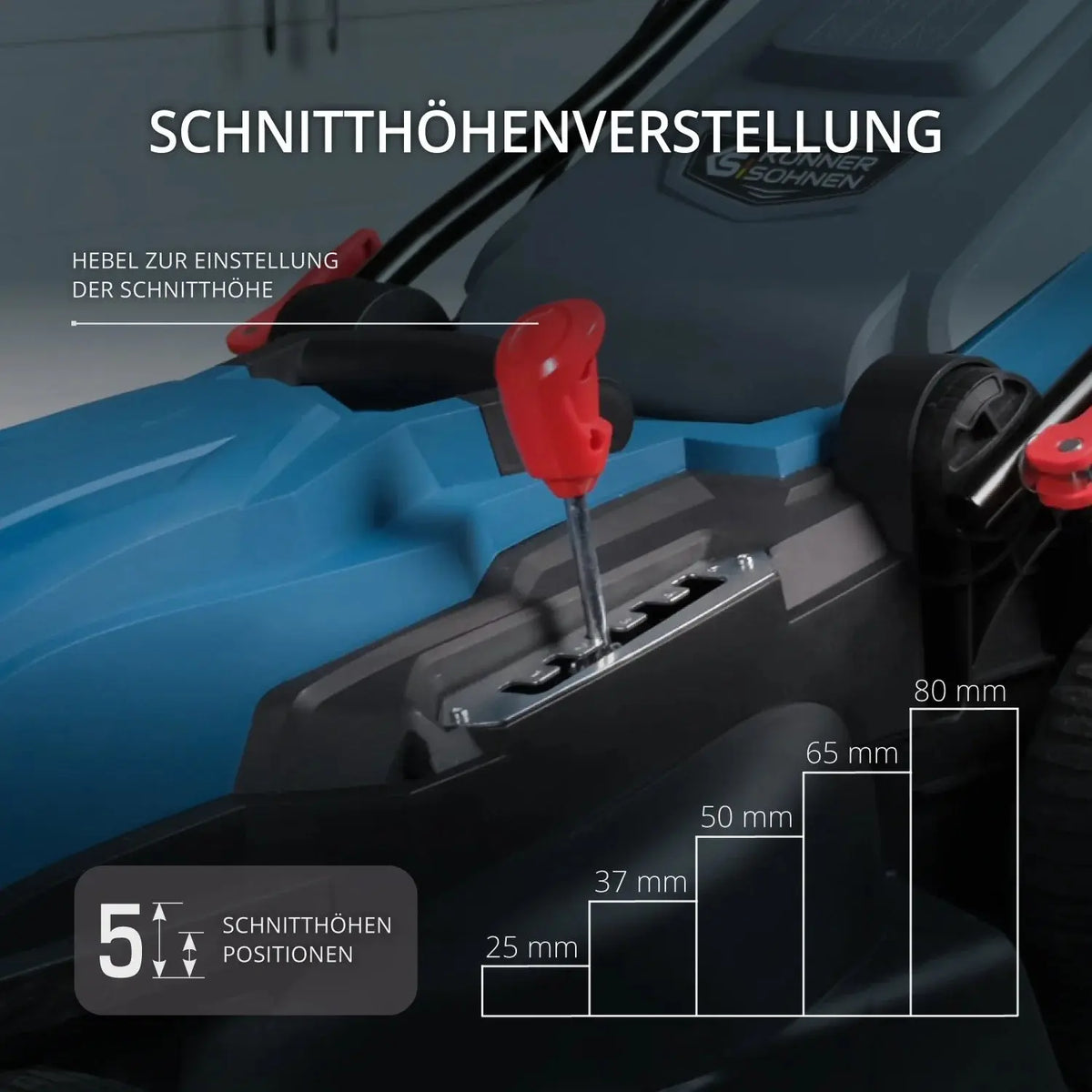 Elektrischer Rasenmäher KS 42LM Schnittbreite 42cm Könner & Söhnen