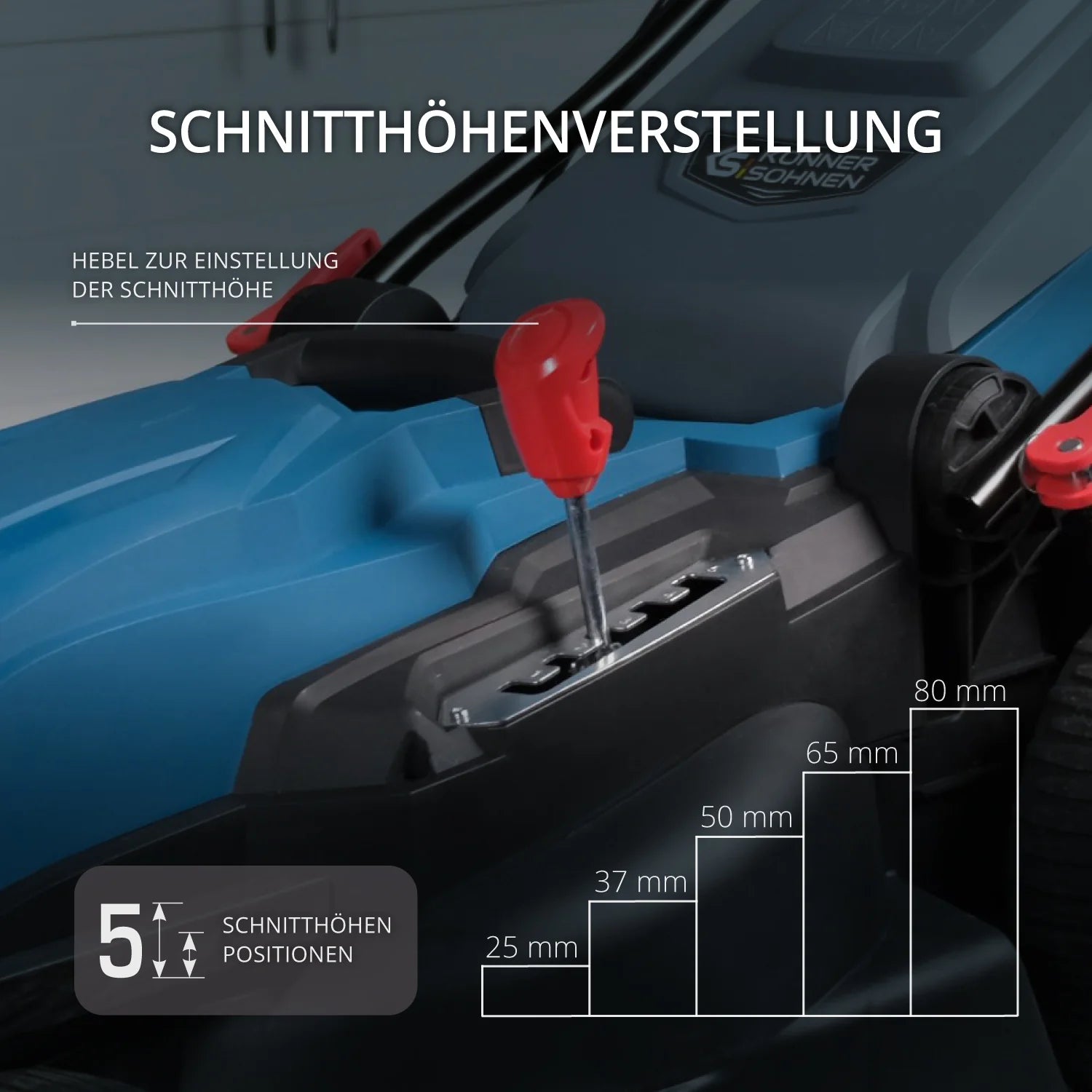 Elektrischer Rasenmäher KS 42LM Schnittbreite 42cm