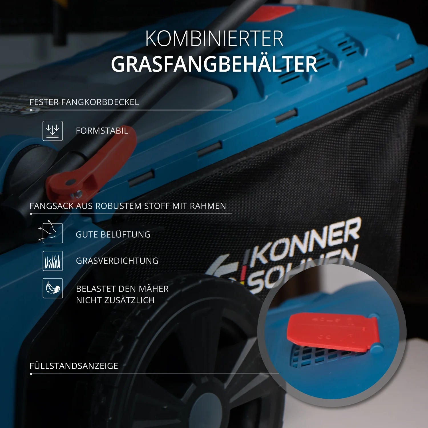 Akku-Rasenmäher KS 43LM-40V Könner & Söhnen