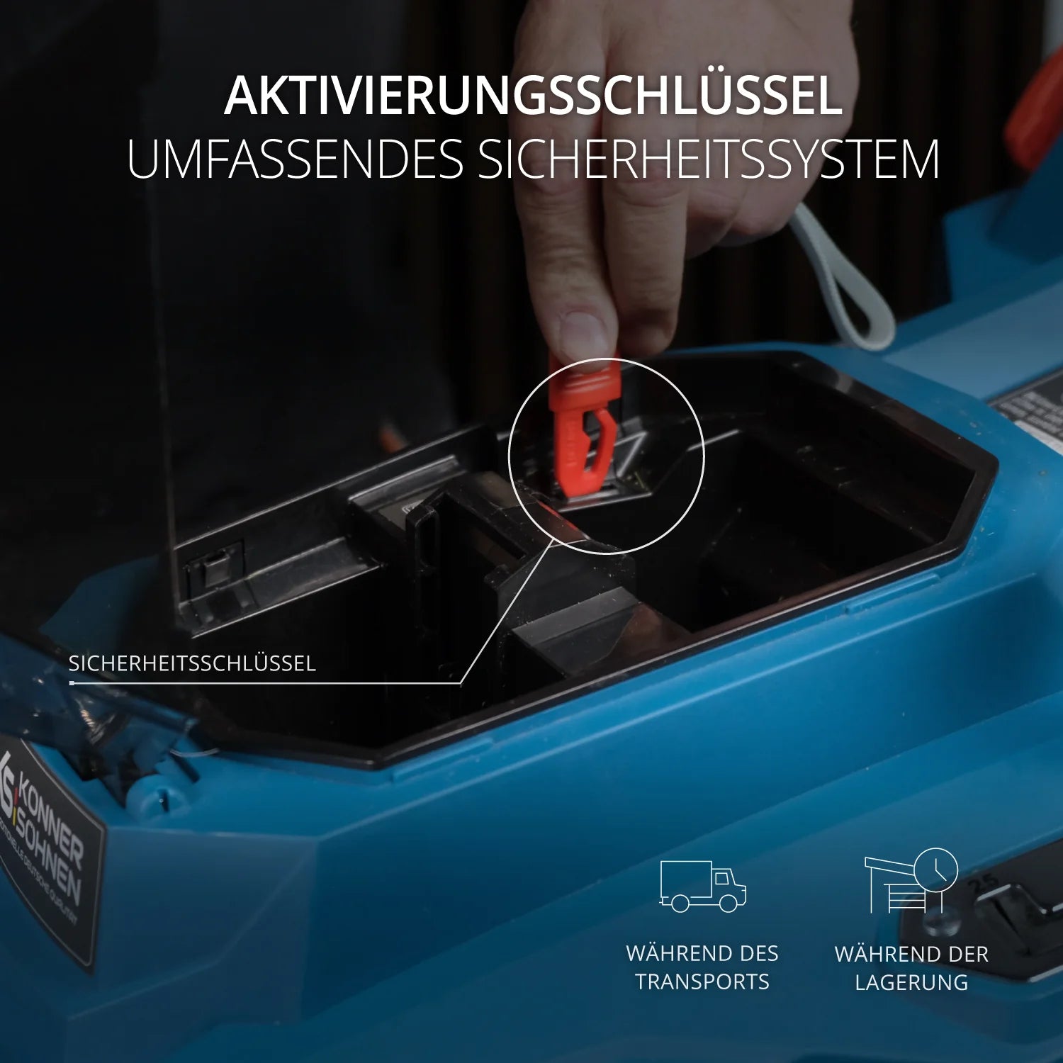 Akku-Rasenmäher KS 43LM-40V Könner & Söhnen