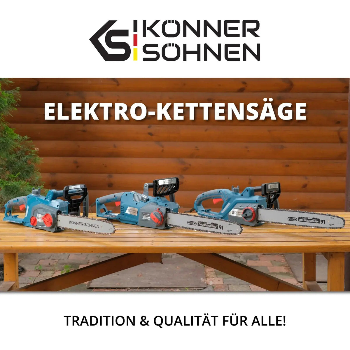 Elektro-Kettensäge KS CS2200-16 Kettenlänge 40cm Könner & Söhnen