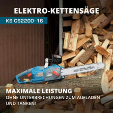 Elektro-Kettensäge KS CS2200-16 Kettenlänge 40cm Könner & Söhnen