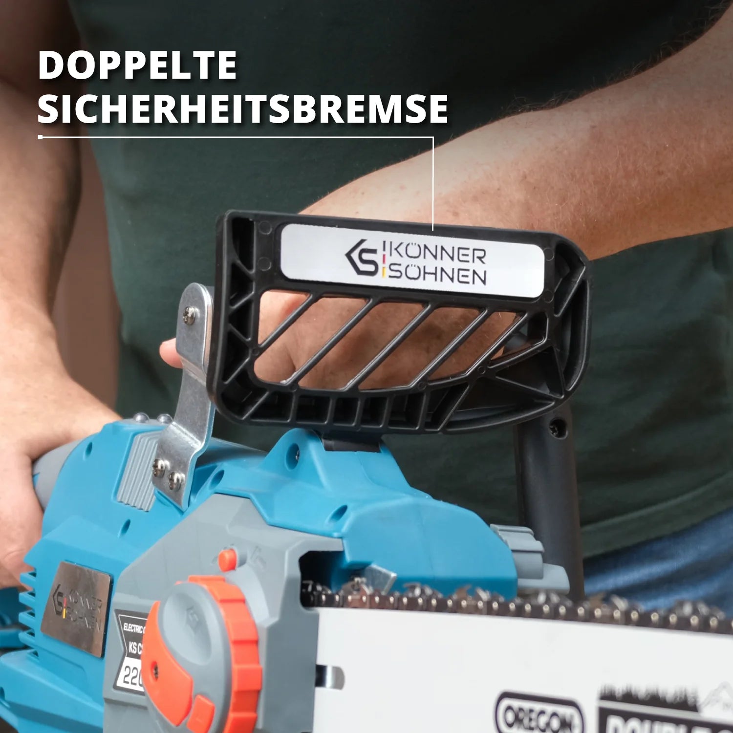 Elektro-Kettensäge KS CS2200-16 Kettenlänge 40cm