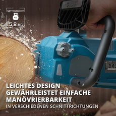 Elektro-Kettensäge KS CS2200-16 Kettenlänge 40cm