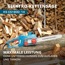 Elektro-Kettensäge KS CS1800-14 Kettenänge 35cm