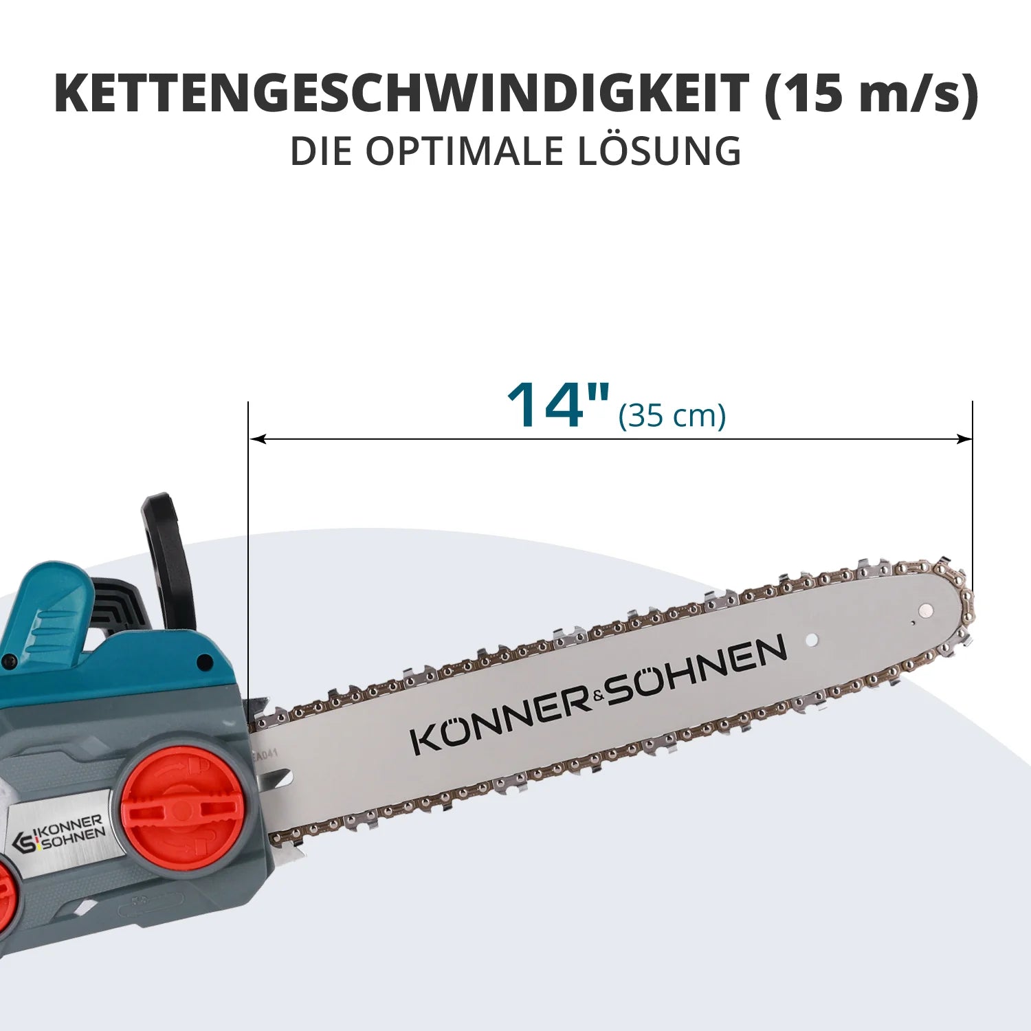 Elektro-Kettensäge KS CS1800-14 Kettenänge 35cm