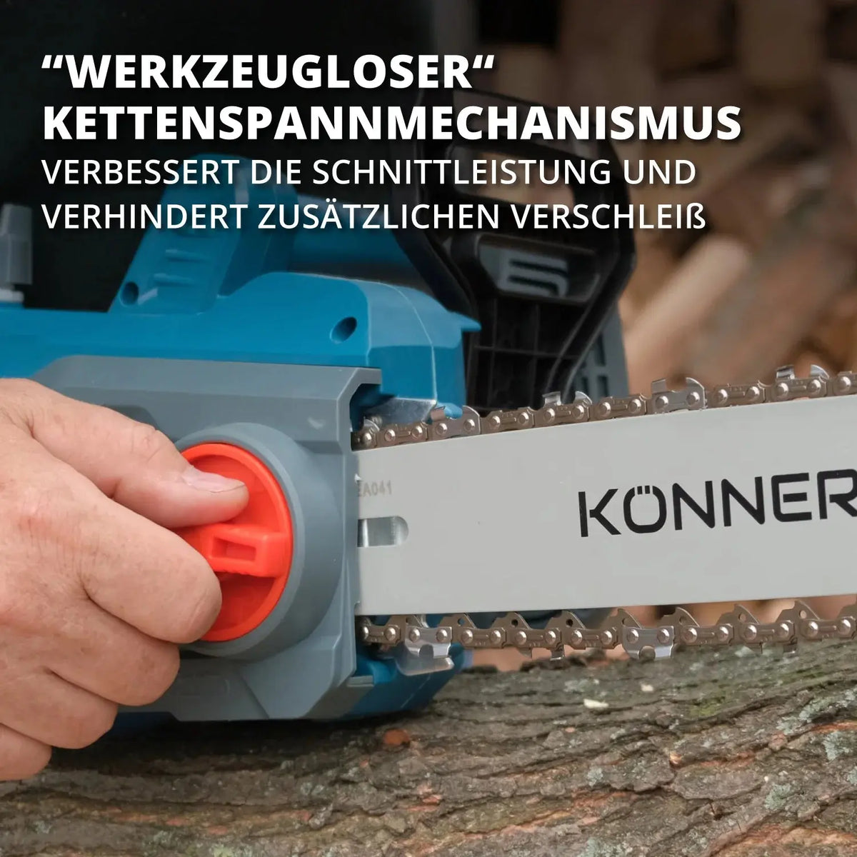 Elektro-Kettensäge KS CS1800-14 Kettenänge 35cm Könner & Söhnen