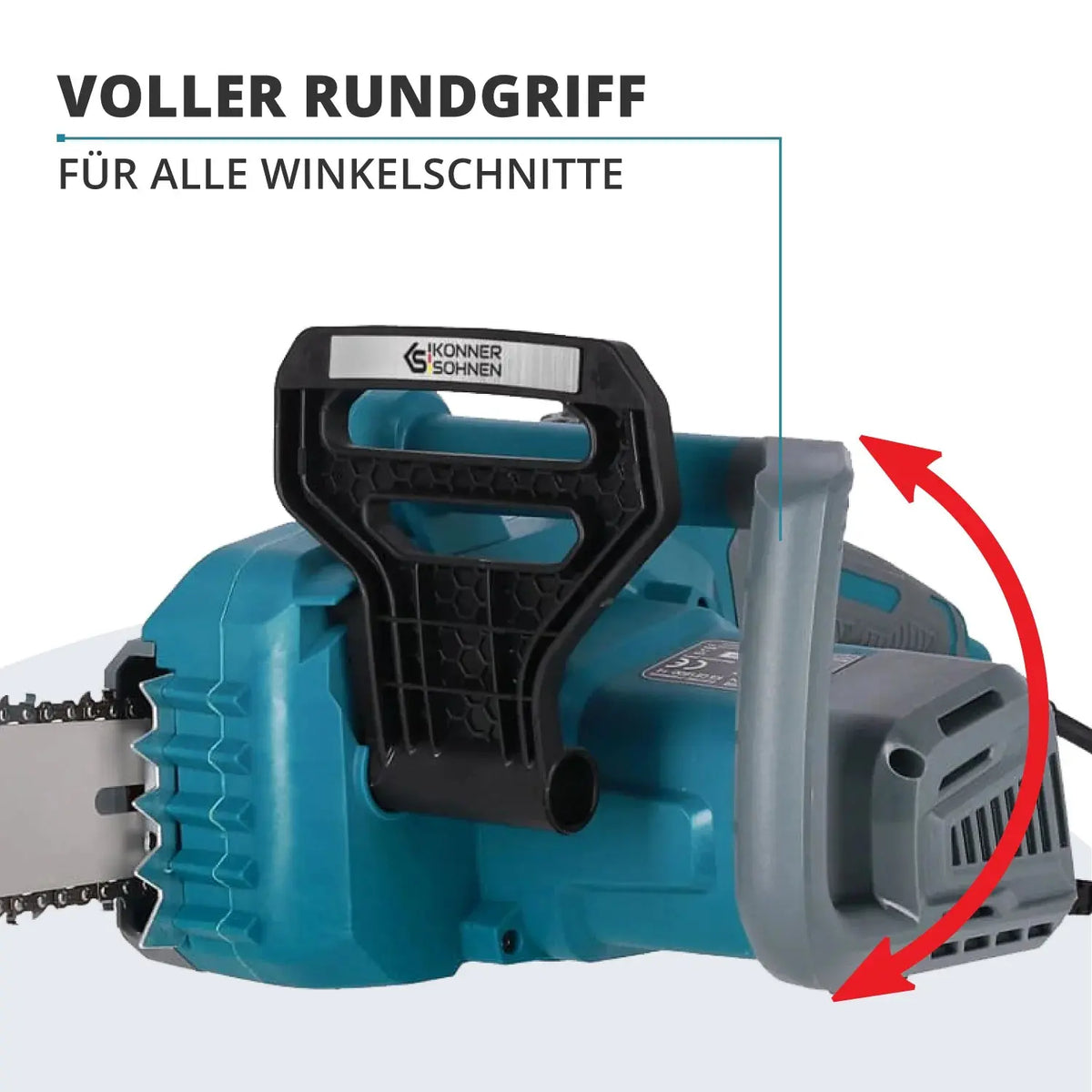 Elektro-Kettensäge KS CS1800-14 Kettenänge 35cm Könner & Söhnen