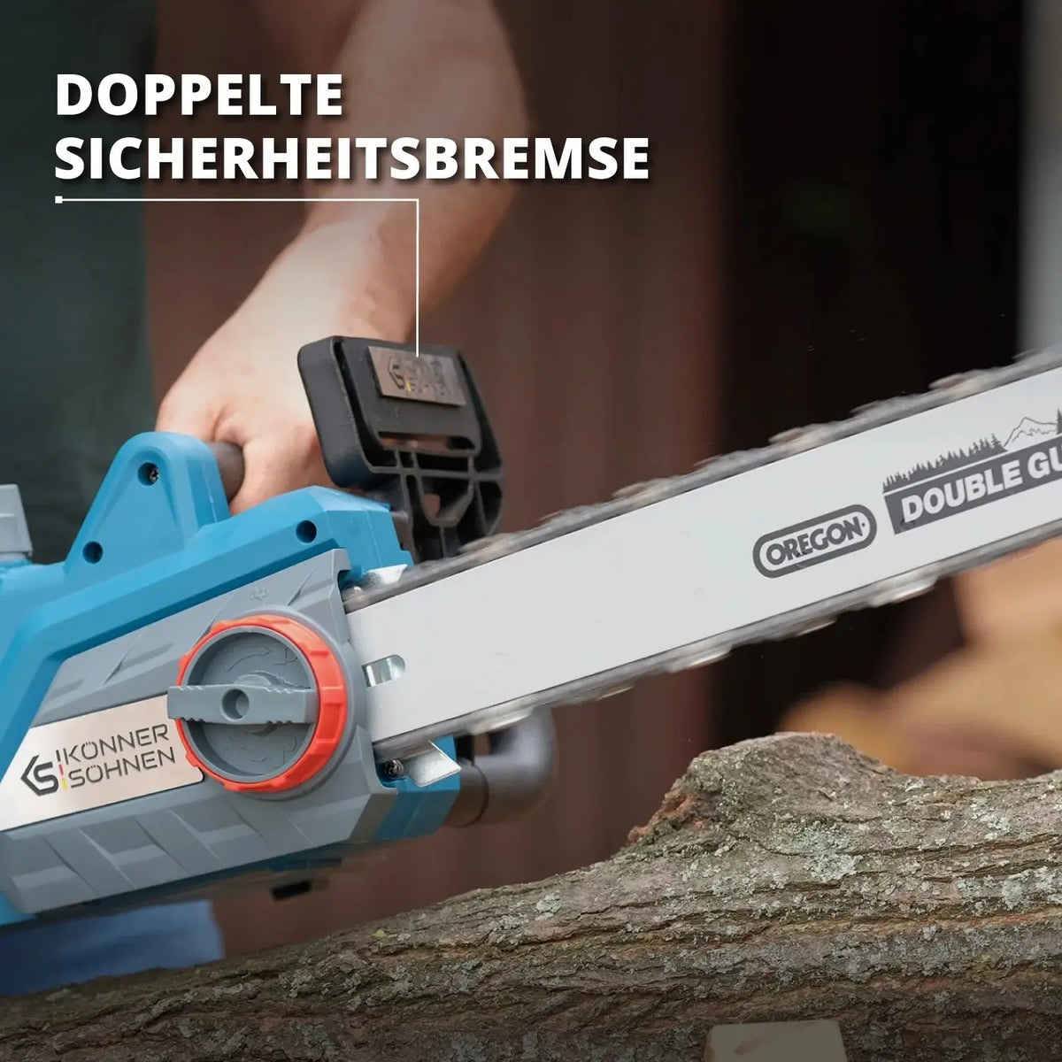 Elektro-Kettensäge KS CS2400-18 Kettenlänge 45cm Könner & Söhnen