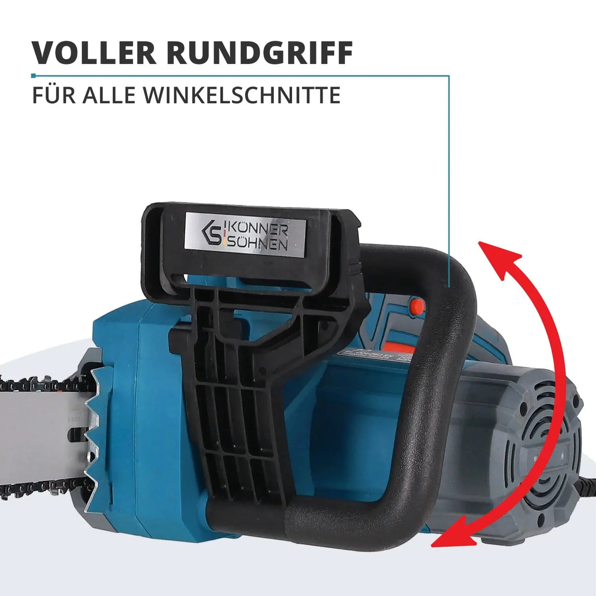Elektro-Kettensäge KS CS2400-18 Kettenlänge 45cm Könner & Söhnen