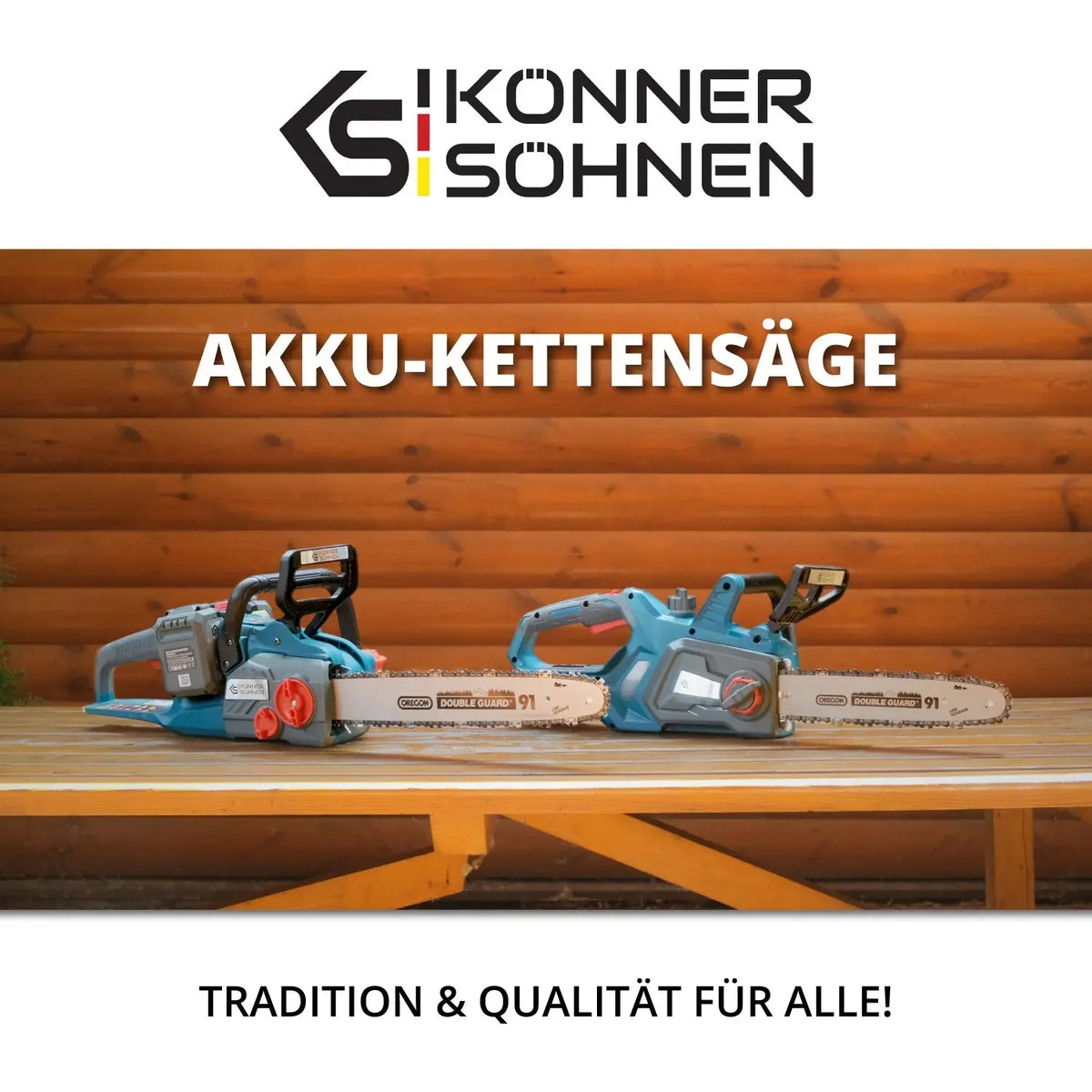 Akku Kettensäge 40cm Schwertlänge KS CS40V-16 Könner & Söhnen