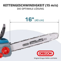 Akku Kettensäge 40cm Schwertlänge KS CS40V-16 Könner & Söhnen