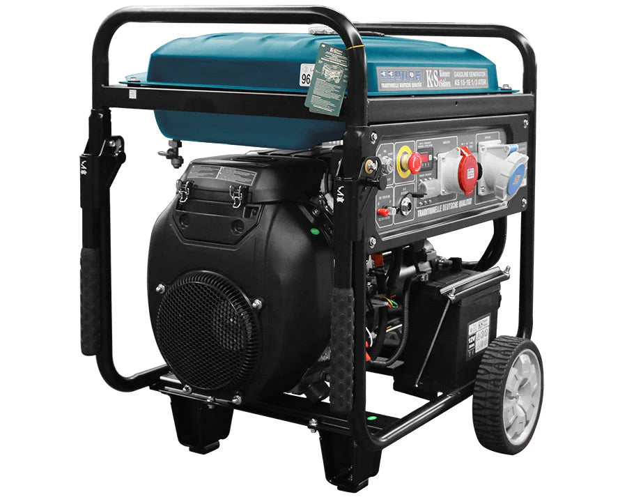 Benzin Stromerzeuger AVR 12.500 Watt KS 15-1E 1/3 ATSR 400V mit ATS Anschluss