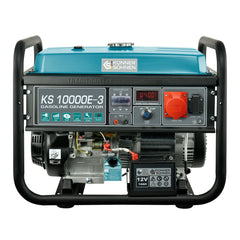 Benzin AVR Stromerzeuger 8000 Watt Könner & Söhnen KS 10000E-3 mit E-Start 400V