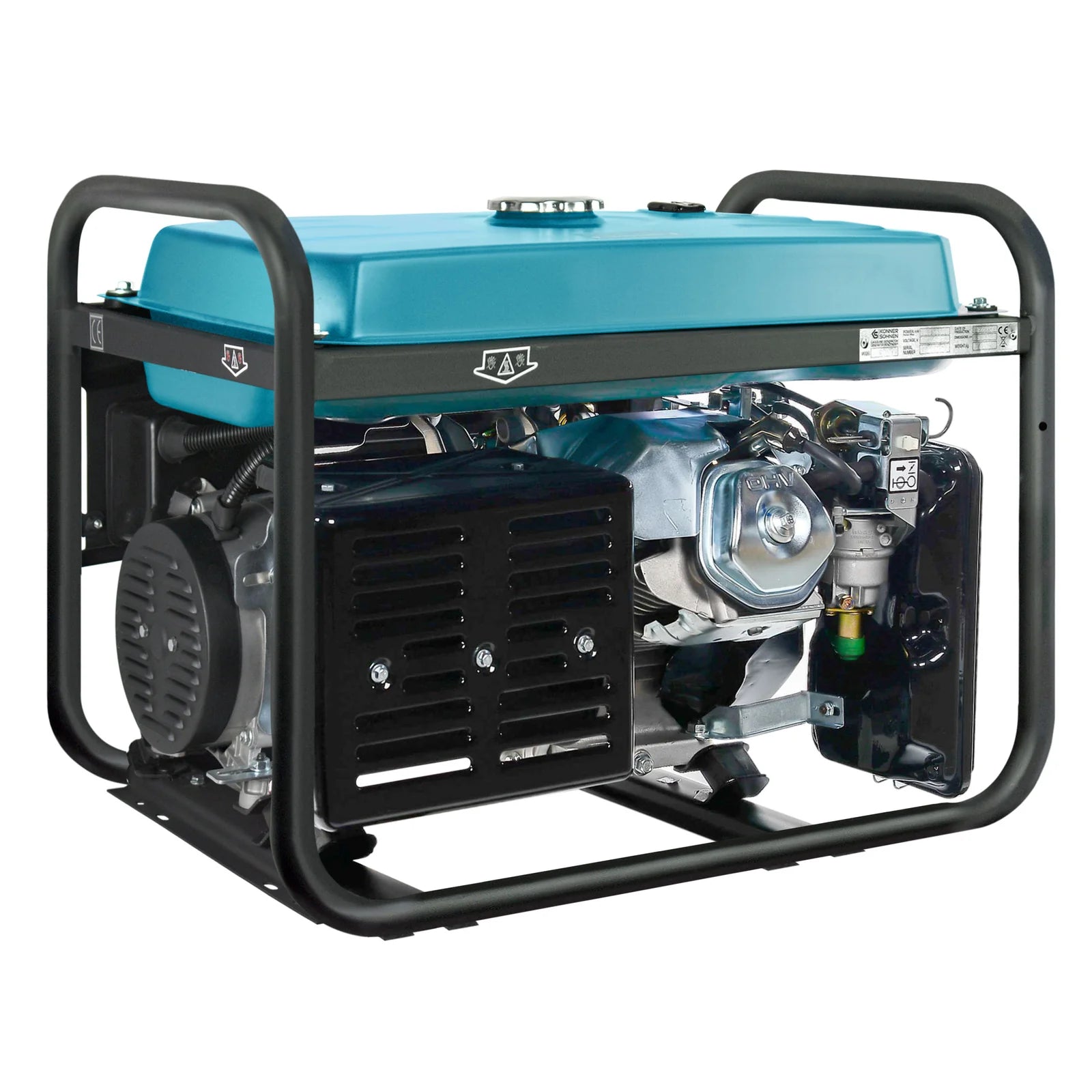 Benzin AVR Stromerzeuger 8000 Watt Könner & Söhnen KS 10000E-3 mit E-Start 400V