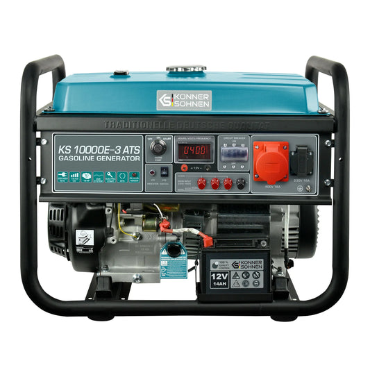 Benzin AVR Stromerzeuger 8000 Watt Könner & Söhnen KS 10000E-3-ATS mit ATS Einheit