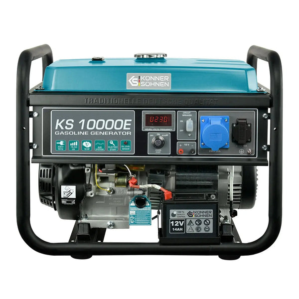 Benzin AVR Stromerzeuger 8000 Watt Könner & Söhnen KS 10000E mit E-Start Könner & Söhnen