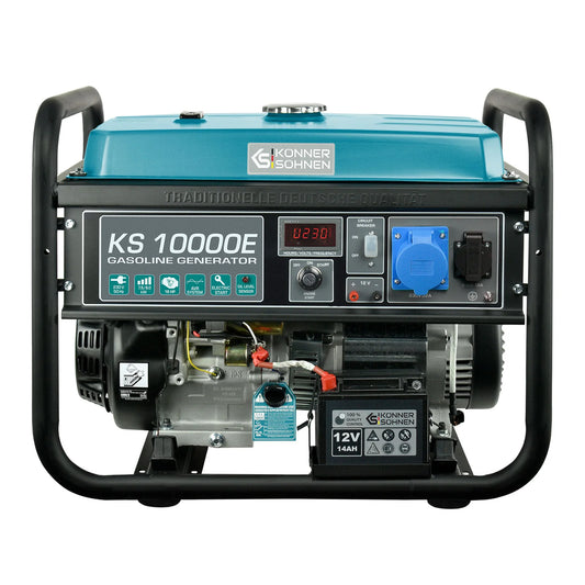 Benzin AVR Stromerzeuger 8000 Watt Könner & Söhnen KS 10000E mit E-Start