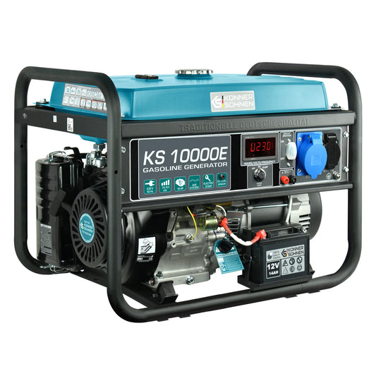 Benzin AVR Stromerzeuger 8000 Watt Könner & Söhnen KS 10000E mit E-Start