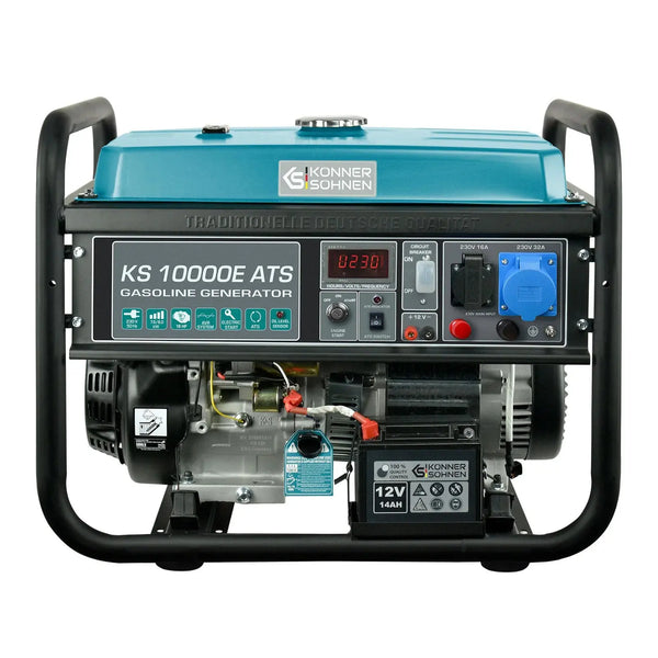 Benzin AVR Stromerzeuger 8000 Watt Könner & Söhnen KS 10000E ATS mit ATS Einheit Könner & Söhnen