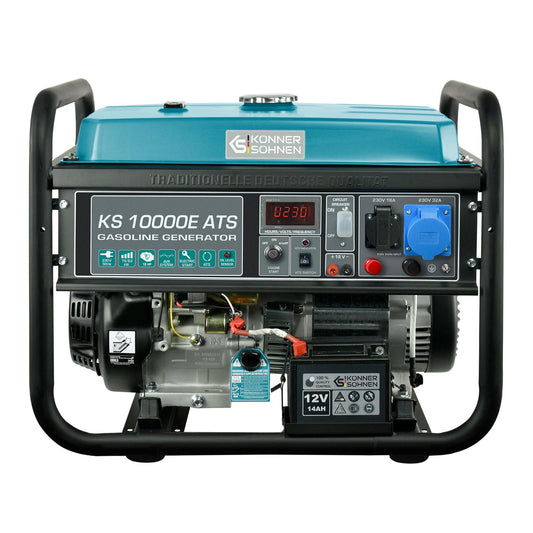 Benzin AVR Stromerzeuger 8000 Watt Könner & Söhnen KS 10000E ATS mit ATS Einheit