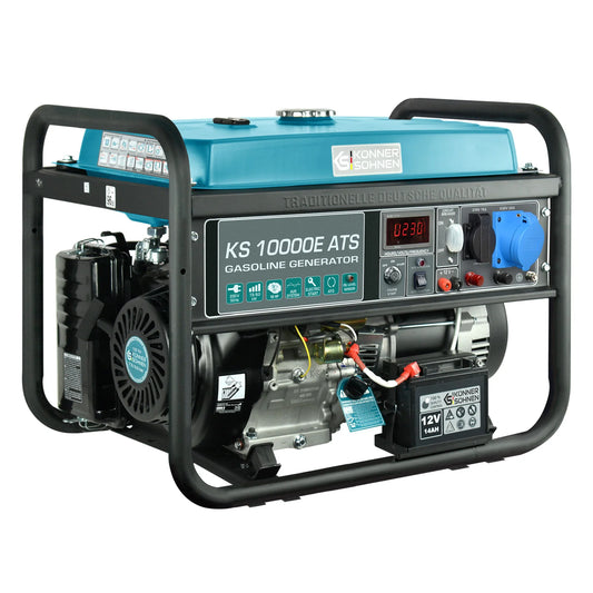 Benzin AVR Stromerzeuger 8000 Watt Könner & Söhnen KS 10000E ATS mit ATS Einheit