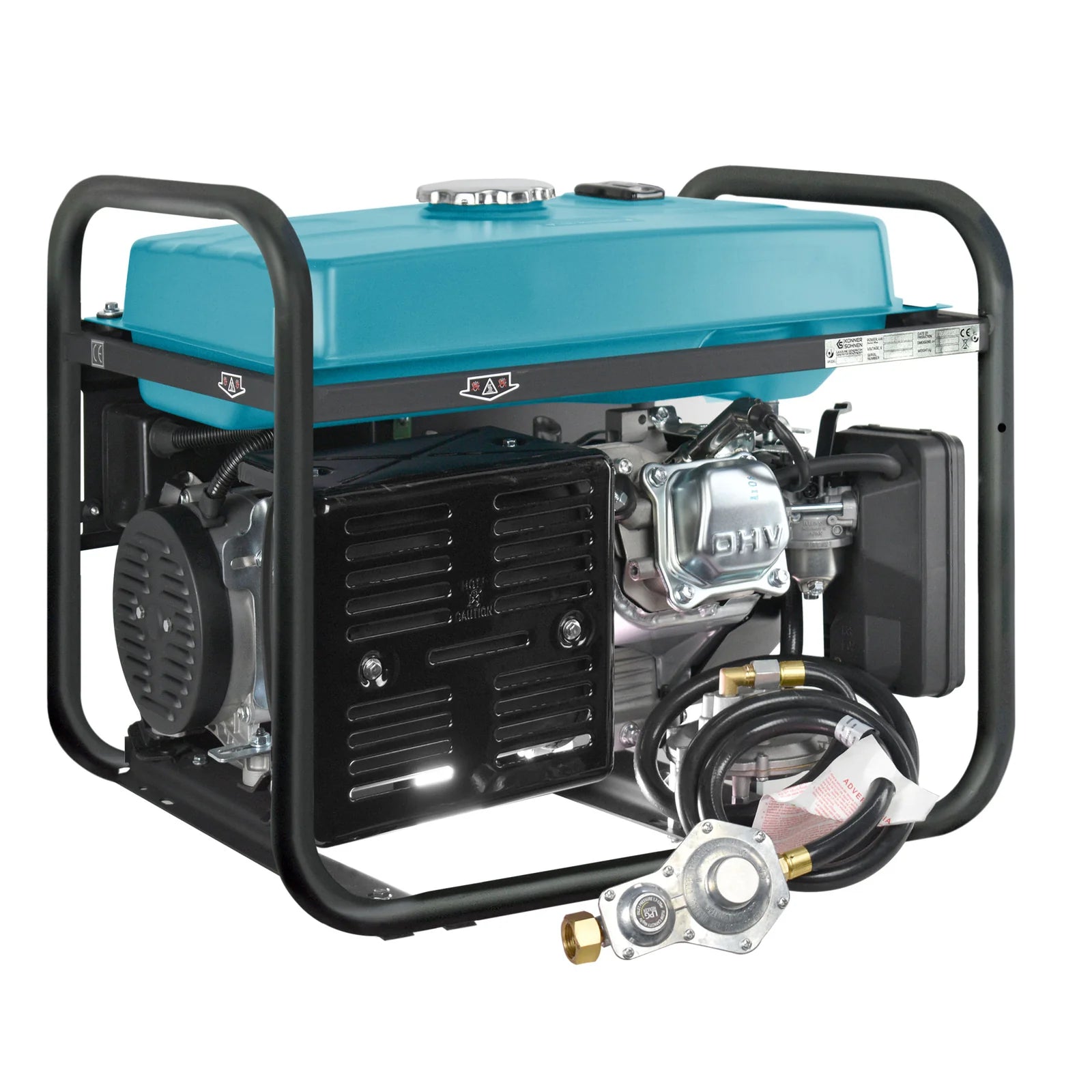 DualFuel Stromerzeuger AVR 8000 Watt Könner & Söhnen KS 10000E G