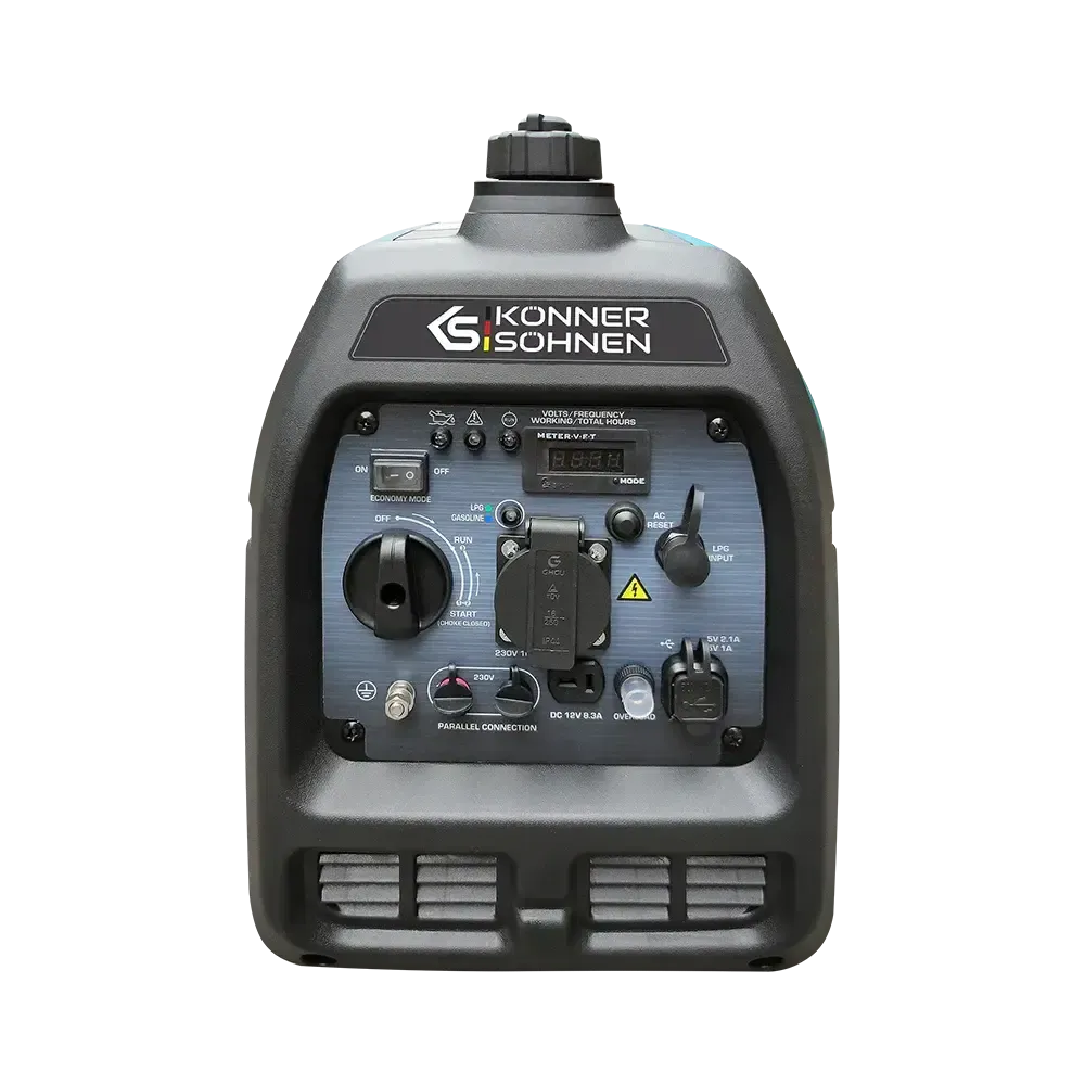 Inverter Stromerzeuger DualFuel 2000 Watt KS 2100iG S Könner & Söhnen