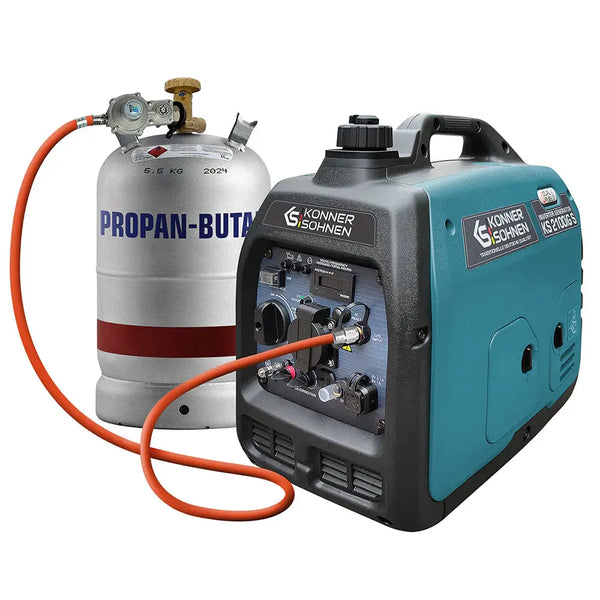 Inverter Stromerzeuger DualFuel 2000 Watt KS 2100iG S Könner & Söhnen