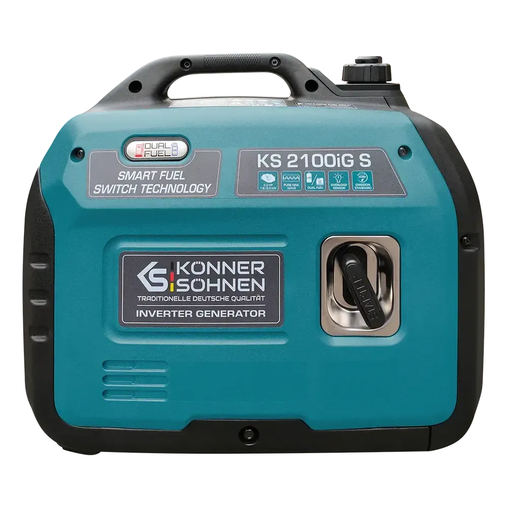 Inverter Stromerzeuger DualFuel 2000 Watt KS 2100iG S Könner & Söhnen