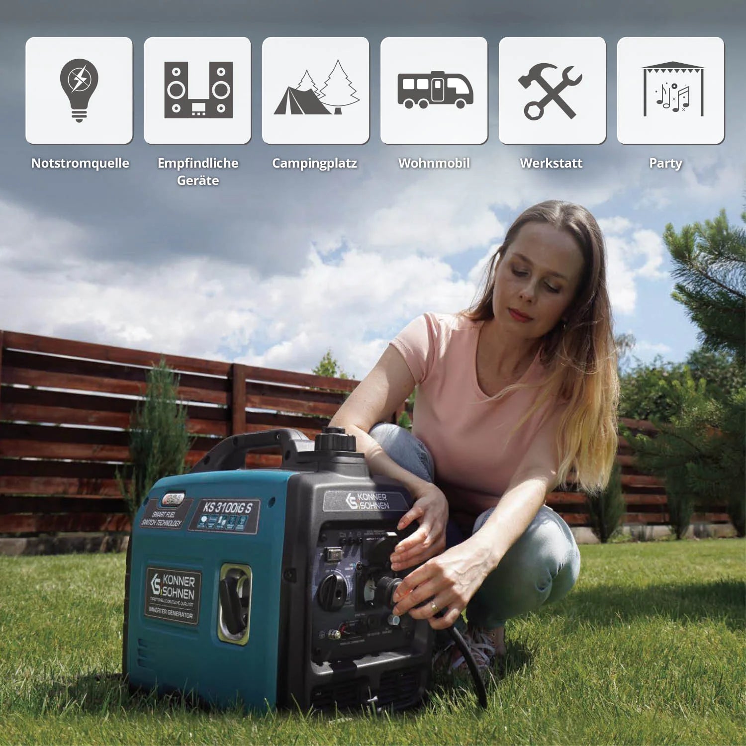 Inverter Stromerzeuger DualFuel 3100 Watt KS 3100iG S