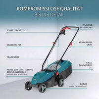Elektrischer Rasenmäher KS 32LM Schnittbreite 32cm Könner & Söhnen