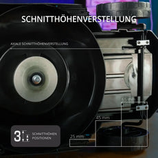 Elektrischer Rasenmäher KS 32LM Schnittbreite 32cm