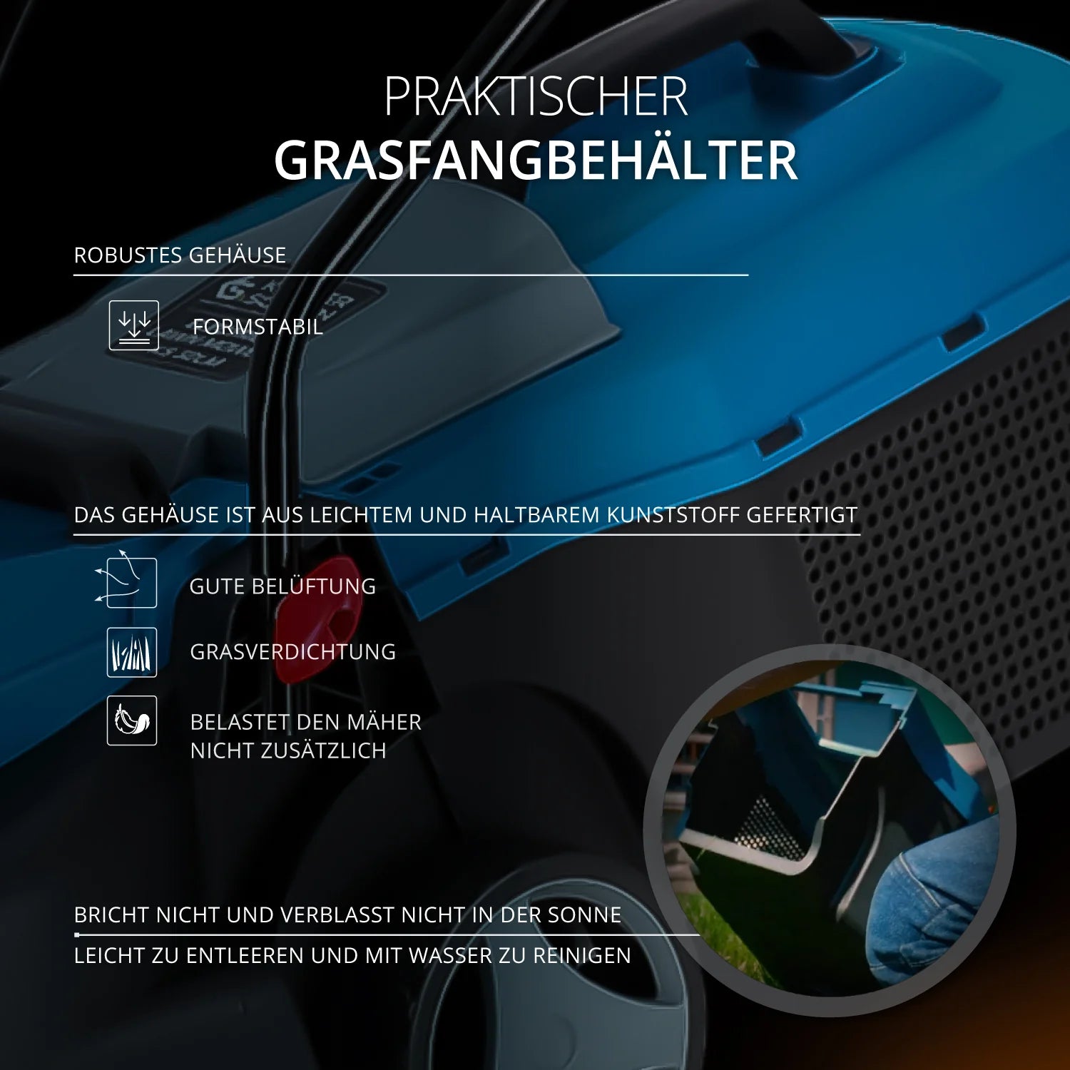 Elektrischer Rasenmäher KS 32LM Schnittbreite 32cm