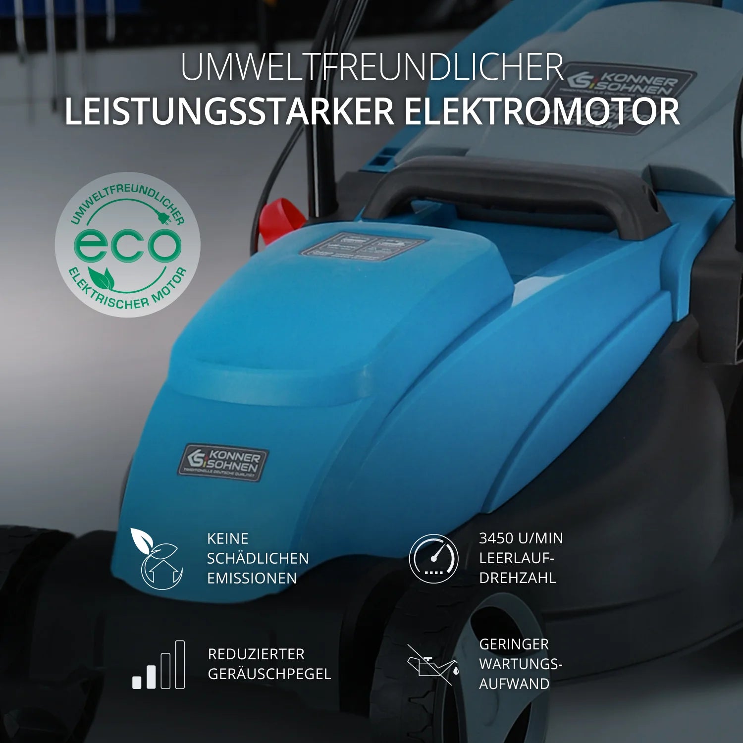 Elektrischer Rasenmäher KS 32LM Schnittbreite 32cm