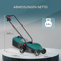 Elektrischer Rasenmäher KS 32LM Schnittbreite 32cm Könner & Söhnen