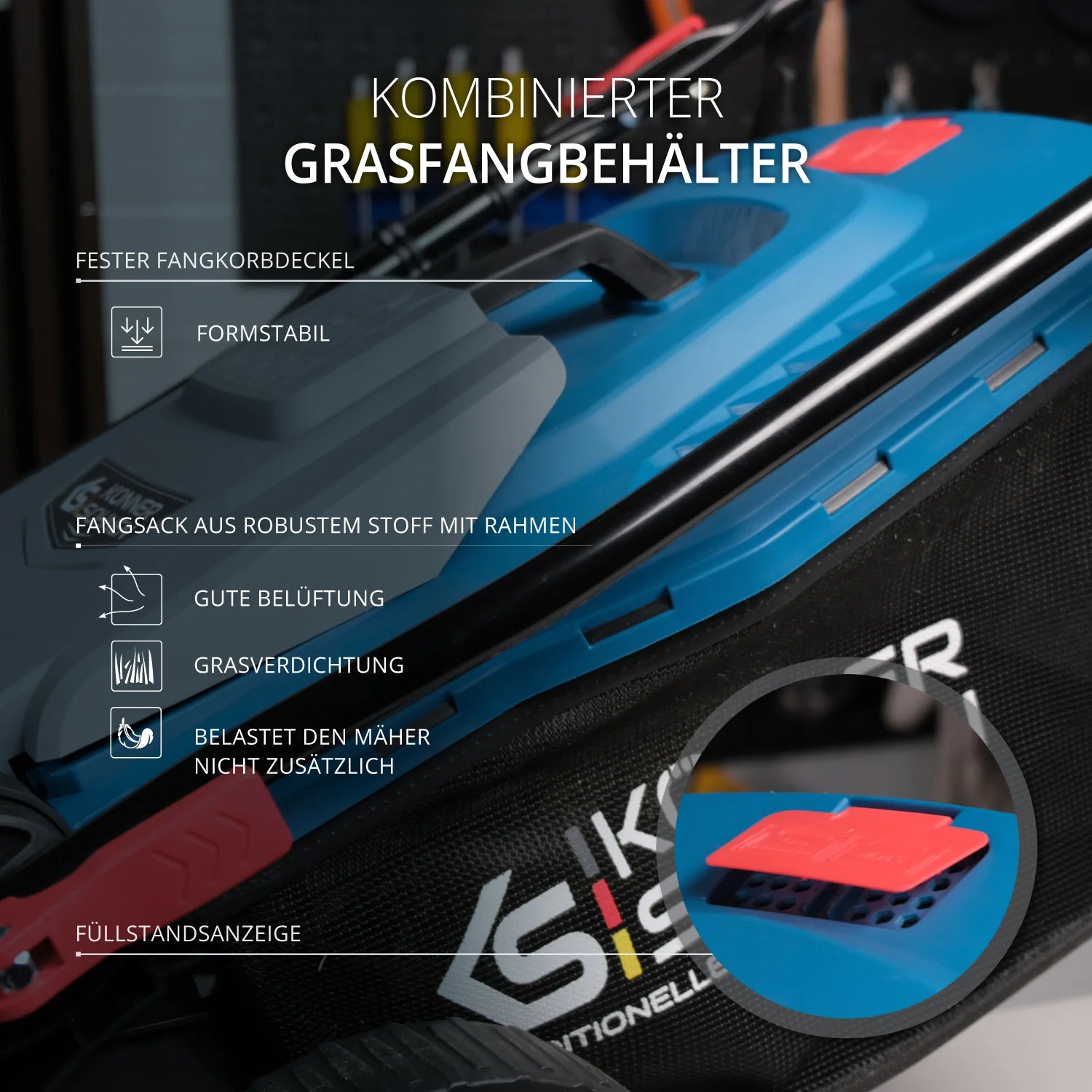 Elektrischer Rasenmäher KS 38LM Schnittbreite 38cm