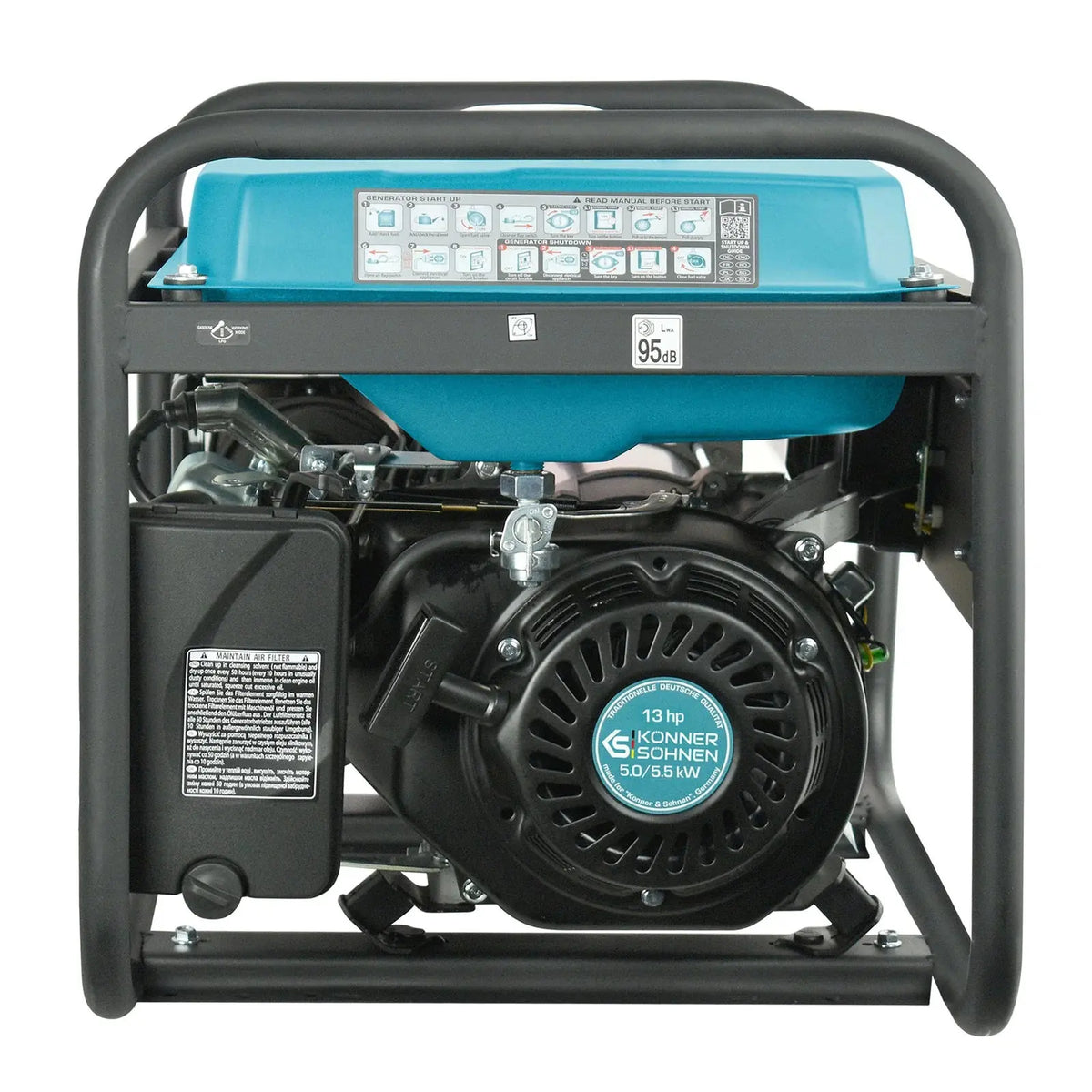 Benzin AVR Stromerzeuger 5500 Watt Könner & Söhnen KS 7000E mit E-Start Könner & Söhnen