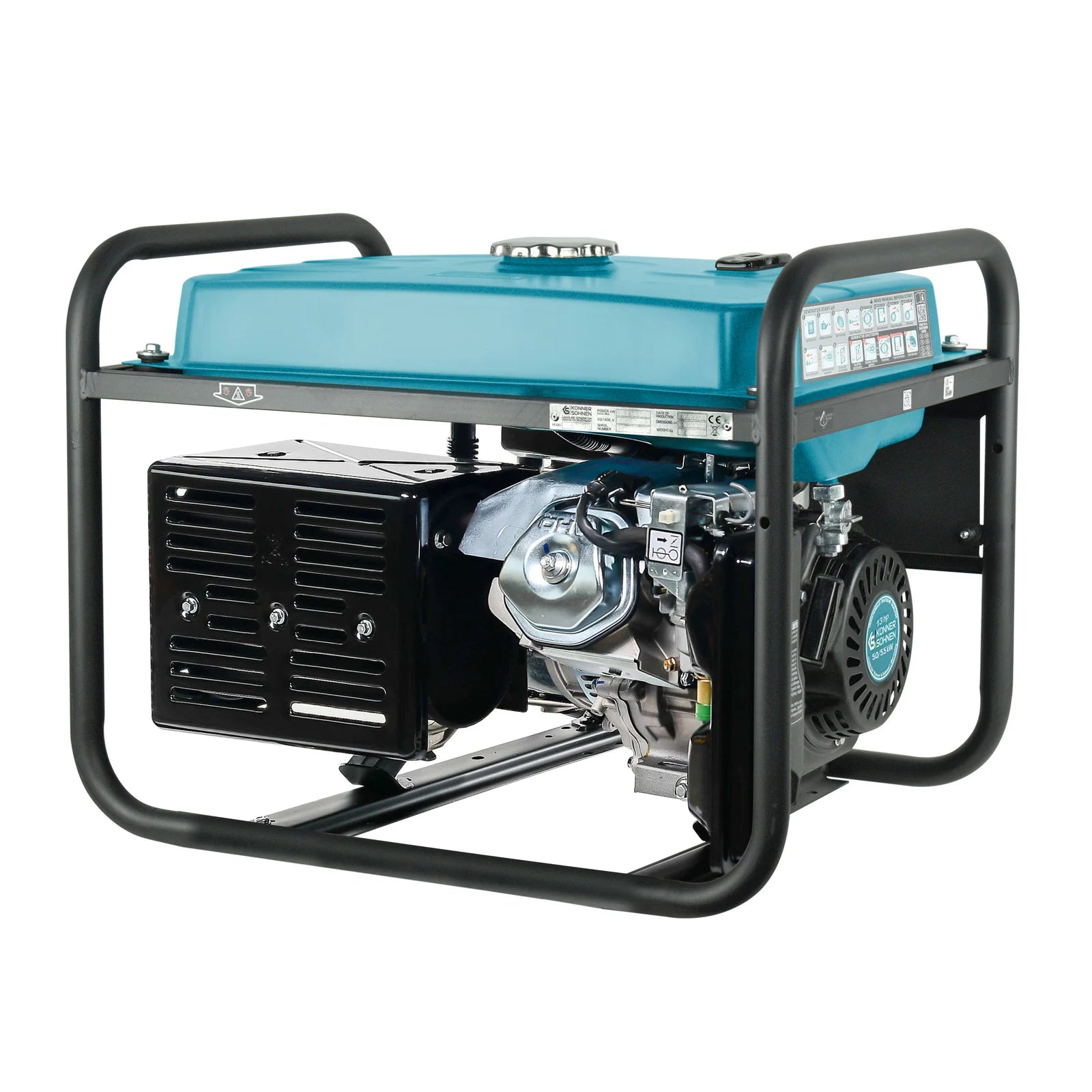 Benzin AVR Stromerzeuger 5500 Watt Könner & Söhnen KS 7000E mit E-Start