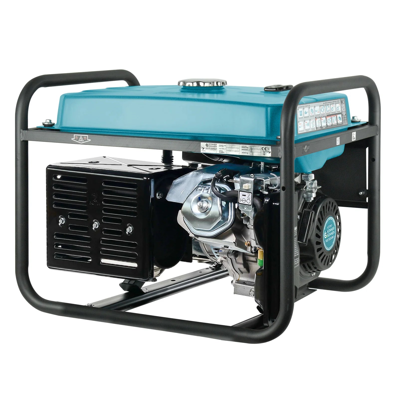 Benzin AVR Stromerzeuger 5500 Watt Könner & Söhnen KS 7000E-1/3 mit E-Start  230/400V - SamePower