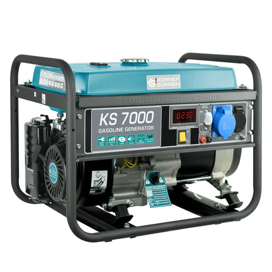 Benzin AVR Stromerzeuger 5500 Watt Könner & Söhnen KS 7000