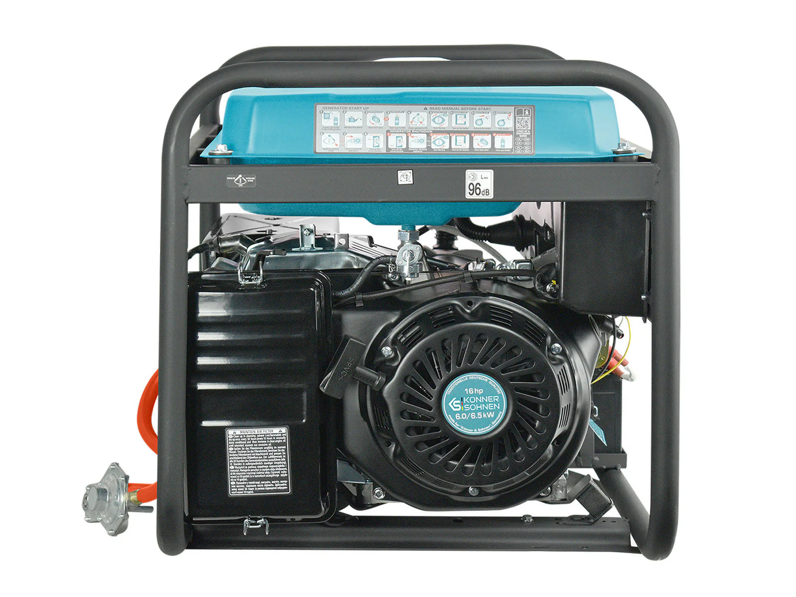 DualFuel Stromerzeuger AVR 6500 Watt Könner & Söhnen KS 9000E G