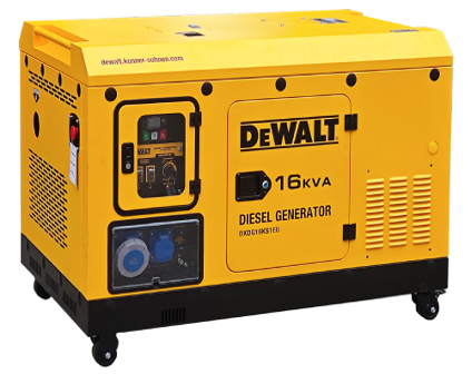 Diesel Stromerzeuger 16kVA DeWalt DXDG16KS1EU 230V 2-Zylinder luftgekühlt