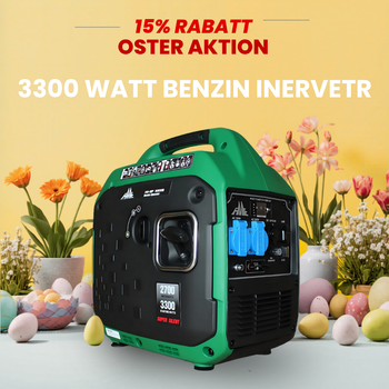 3300W Benzin Inverter Stromaggregat mit E-Start nur 21,4 kg FME XG-SF 3300E FME