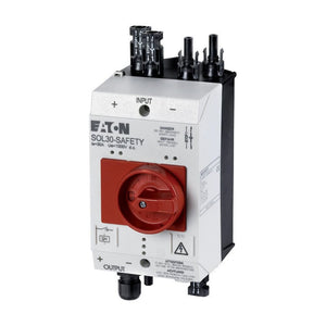 PV-Feuerwehrschalter SOL30 Safety, 25 A, 2-polig, MC4-Anschluss, IP65 Eaton