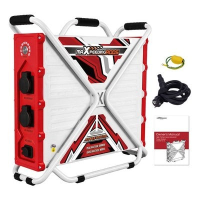 Powerstation 3600 W // 2304 Wh maXpeedingrods PG3600-EU Camping und Notstromversorgung maXpeedingrods